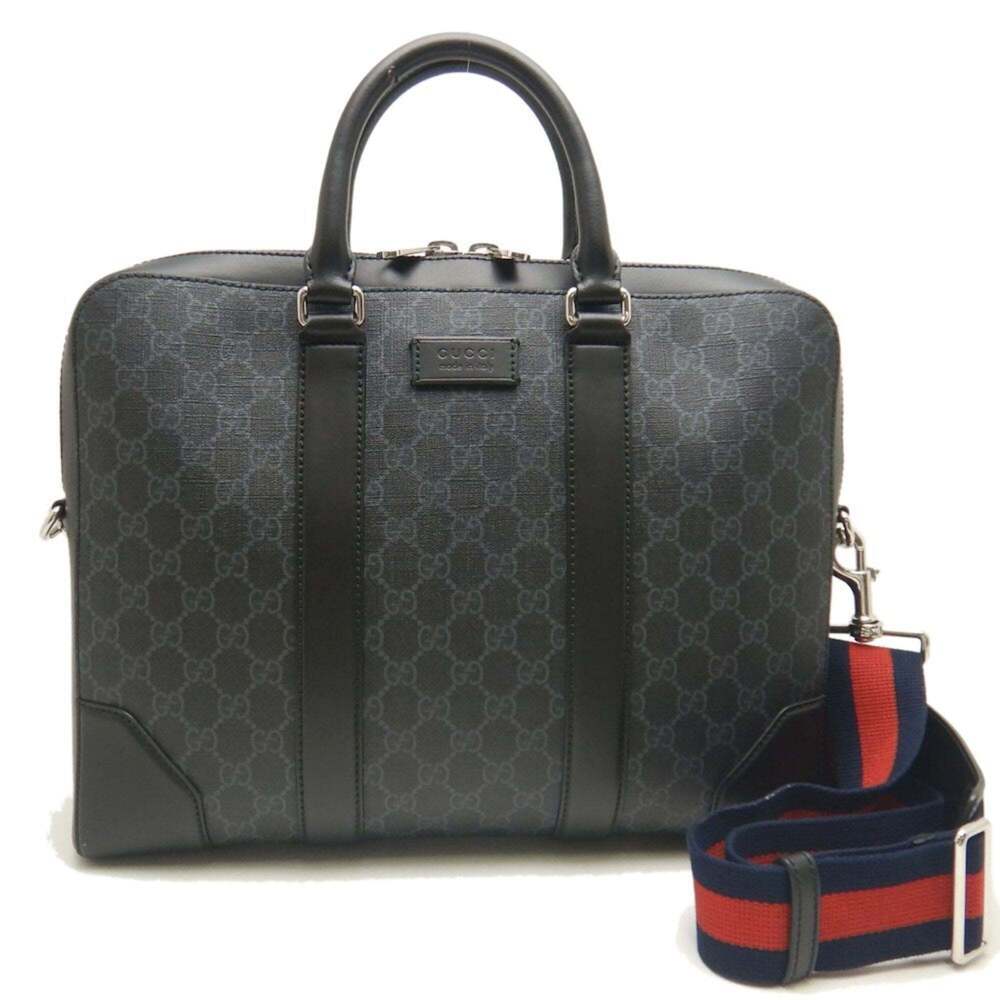 GUCCI Authentic Black Canvas Bag - Picture 10 of 10